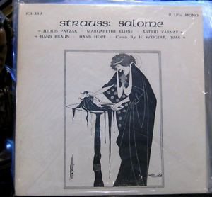 Cover Richard Strauss, Julius Patzak, Hermann Weigert, Margarete Klose, Orchester Des Bayerischen Rundfunks - Salome (2xLP, Album, Mono) Schallplatten Ankauf