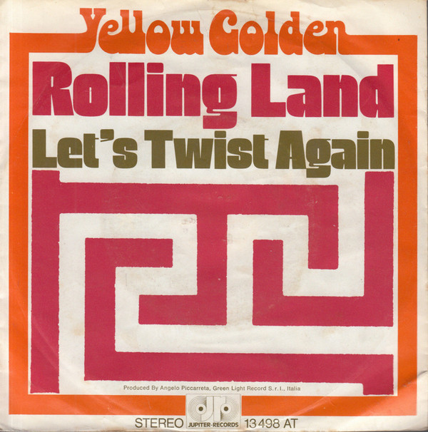 Cover Yellow Golden - Rolling Land (7, Single) Schallplatten Ankauf