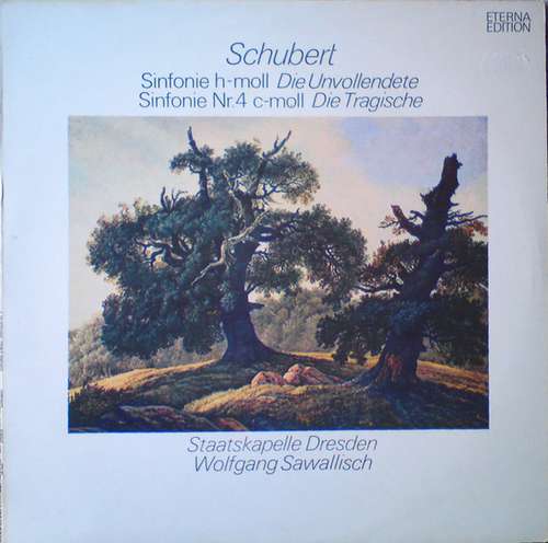 Cover Franz Schubert - Staatskapelle Dresden, Wolfgang Sawallisch - Sinfonie H-moll Die Unvollendete / Sinfonie Nr. 4 C-moll Die Tragische (LP, RP) Schallplatten Ankauf