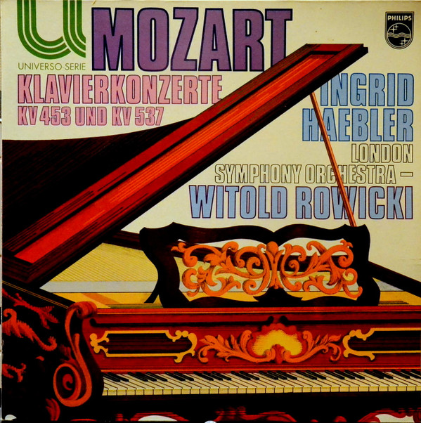 Cover Mozart* - Ingrid Haebler, London Symphony Orchestra*, Witold Rowicki - Klavierkonzerte KV 453 Und KV 537 (LP, RE) Schallplatten Ankauf