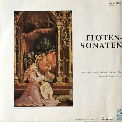 Cover Hans-Martin Linde, Konrad Ragossnig - Flötensonaten (LP, Album) Schallplatten Ankauf