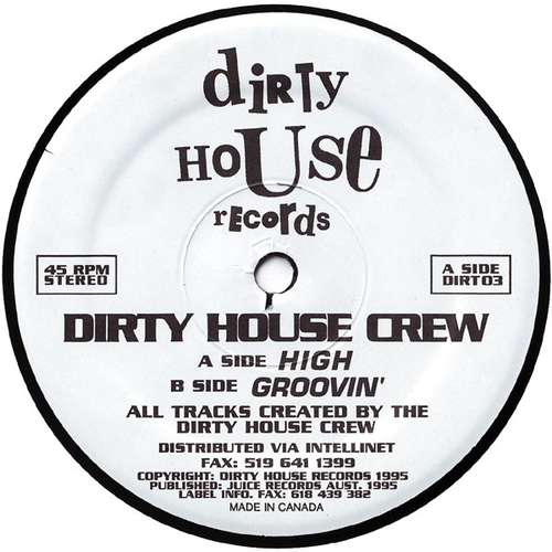 Cover Dirty House Crew - High / Groovin' (12) Schallplatten Ankauf