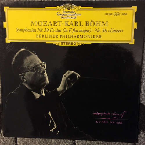 Bild Mozart* / Karl Böhm, Berliner Philharmoniker - Symphonien Nr. 39 Es-Dur (In E Flat Major), Nr. 36 (Linzer) (LP, RP) Schallplatten Ankauf