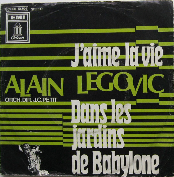 Cover Alain Legovic - J'Aime La Vie (7, Single) Schallplatten Ankauf