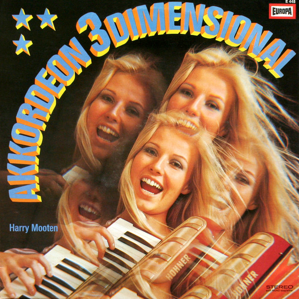 Cover Harry Mooten Akkordeon-Trio - Akkordeon 3 Dimensional (LP, Album) Schallplatten Ankauf
