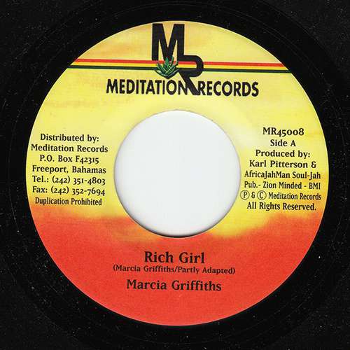 Bild Marcia Griffiths - Rich Girl (7, Single) Schallplatten Ankauf