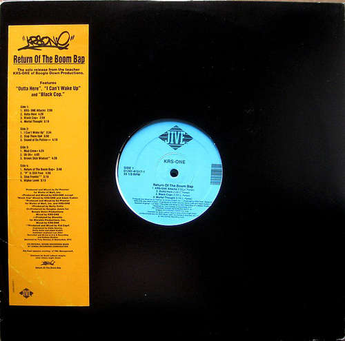 Cover KRS-ONE - Return Of The Boom Bap (2xLP, Album) Schallplatten Ankauf