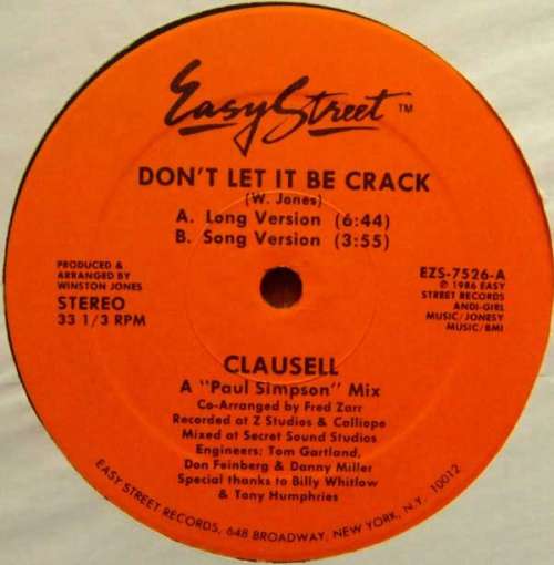 Cover Clausell - Don't Let It Be Crack (12) Schallplatten Ankauf