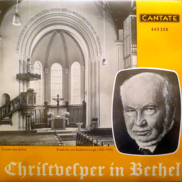 Cover Friedrich Von Bodelschwingh - Christvesper In Bethel (7) Schallplatten Ankauf