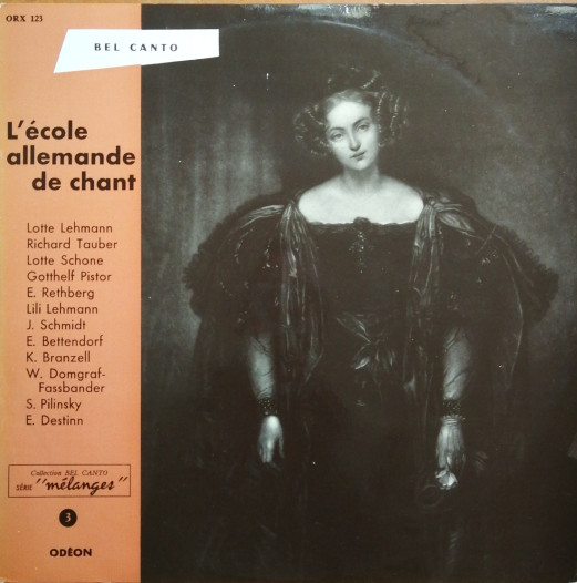 Cover Various - L'école Allemande Du Chant (LP, Comp) Schallplatten Ankauf