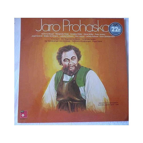 Cover Jaro Prohaska - Jaro Prohaska (2xLP, Comp, Mono, Dou) Schallplatten Ankauf
