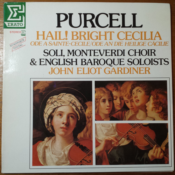 Cover Purcell* - Monteverdi Choir* & English Baroque Soloists*, John Eliot Gardiner - Hail ! Bright Cecilia (Ode À Sainte Cécile / Ode An Die Heilige Cäcilie) (LP) Schallplatten Ankauf