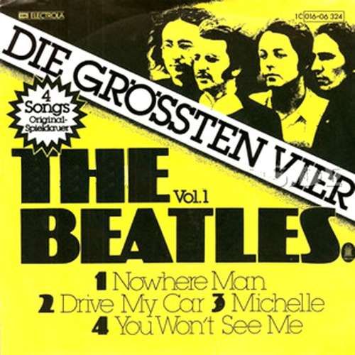 Cover The Beatles - Die Grössten Vier Vol.1 (7, EP) Schallplatten Ankauf