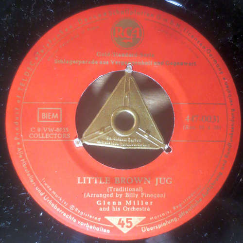 Cover Glenn Miller And His Orchestra - Little Brown Jug / Adios (7, Single, Mono) Schallplatten Ankauf