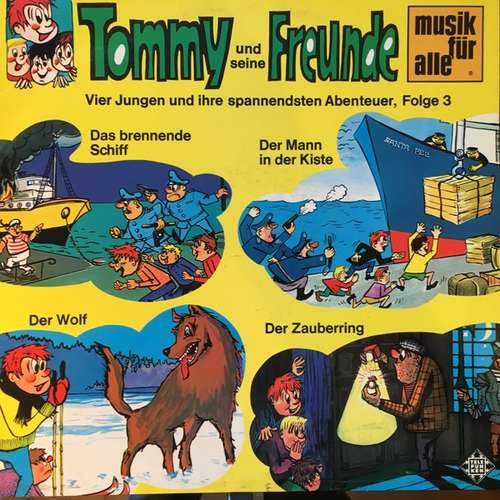 Cover Göran Stendal* - Tommy Und Seine Freunde - Vier Jungen Und Ihre Spannendsten Abenteuer, Folge 3  (LP) Schallplatten Ankauf