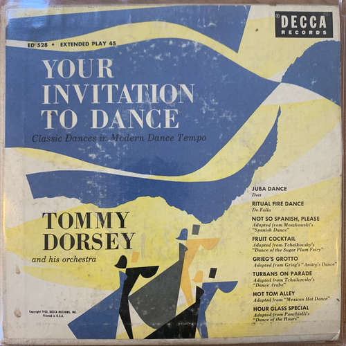 Cover Tommy Dorsey And His Orchestra - Your Invitation To Dance (2x7, Album, EP) Schallplatten Ankauf