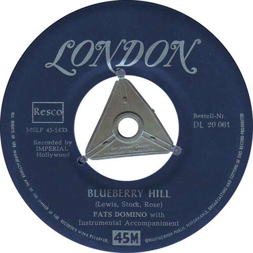 Bild Fats Domino - Blueberry Hill (7, Single) Schallplatten Ankauf