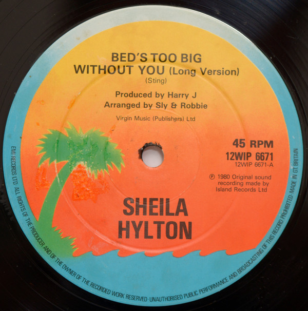 Cover Sheila Hylton - Bed's Too Big Without You (12, Single) Schallplatten Ankauf