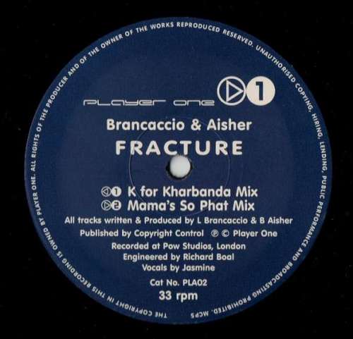 Cover Brancaccio & Aisher - Fracture (12) Schallplatten Ankauf
