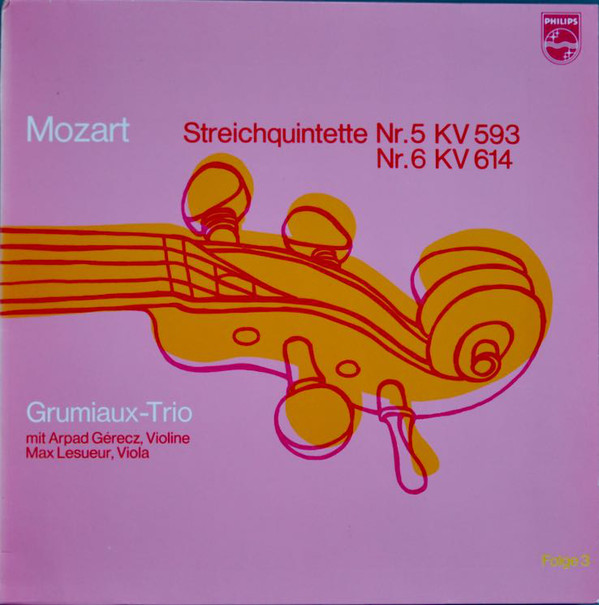 Cover Mozart* / Grumiaux Trio With Arpad Gérecz, Max Lesueur - Streichquintette Nr. 5 KV 593 - Nr. 6 KV 614 (LP) Schallplatten Ankauf