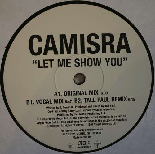 Cover Camisra - Let Me Show You (12, Promo) Schallplatten Ankauf
