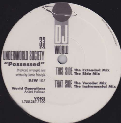 Cover Underworld Society - Possessed (12) Schallplatten Ankauf