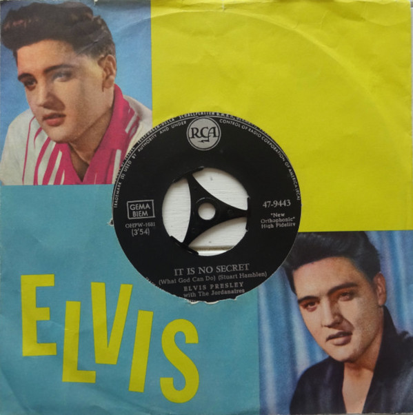 Cover Elvis Presley - It Is No Secret (What God Can Do)/I Believe (7, Single) Schallplatten Ankauf