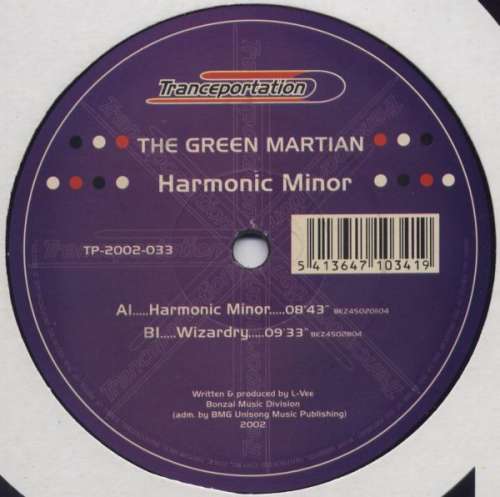 Cover The Green Martian - Harmonic Minor (12) Schallplatten Ankauf