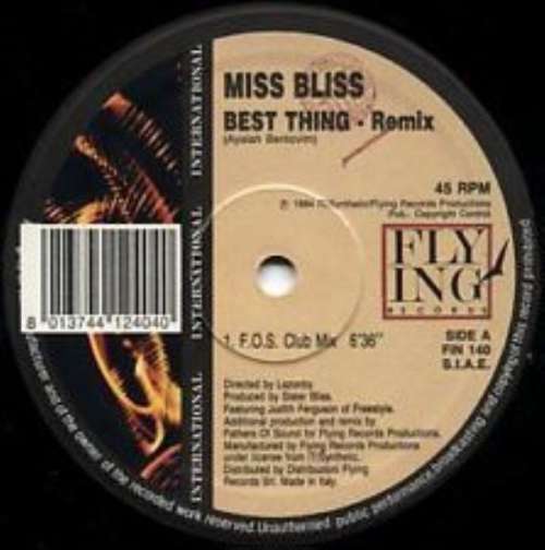Cover Miss Bliss - Best Thing (Remix) (12) Schallplatten Ankauf