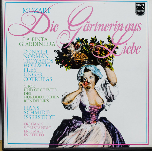 Cover Mozart*, Chor* Und Orchester Des Norddeutschen Rundfunks*, Hans Schmidt-Isserstedt - Die Gärtnerin Aus Liebe / La Finta Giardiniera (3xLP + Box) Schallplatten Ankauf