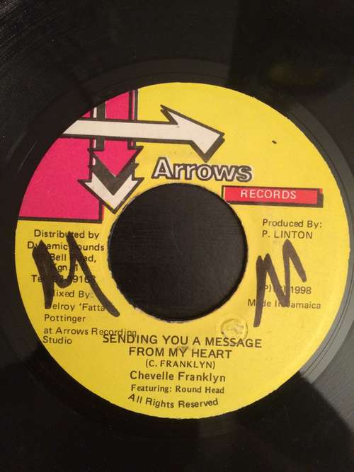 Cover Chevelle Franklyn featuring Round Head - Sending You A Message From My Heart (7) Schallplatten Ankauf