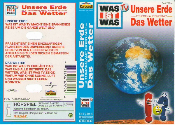 Cover Hans-Joachim Herwald - Was Ist Was TV - Unsere Erde · Das Wetter (Cass) Schallplatten Ankauf
