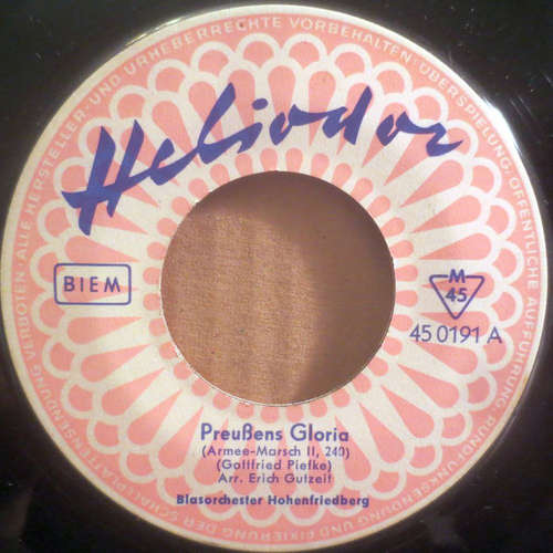 Bild Blasorchester Hohenfriedberg - Preußens Gloria (7, Single) Schallplatten Ankauf