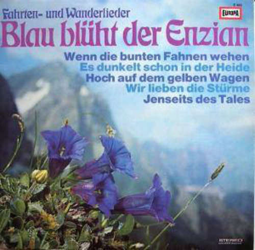 Cover Ina Bergner, Fred Heiders - Blau Blüht Der Enzian (LP, Album) Schallplatten Ankauf