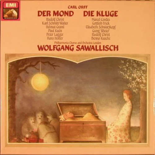 Cover Carl Orff - Philharmonia Chorus And Philharmonia Orchestra, Wolfgang Sawallisch - Der Mond / Die Kluge (3xLP, Album + Box) Schallplatten Ankauf