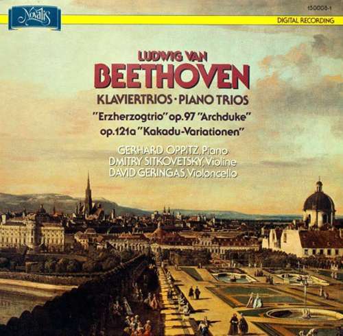 Cover Ludwig van Beethoven, Gerhard Oppitz, Dmitry Sitkovetsky, David Geringas - Klaviertrios (LP) Schallplatten Ankauf