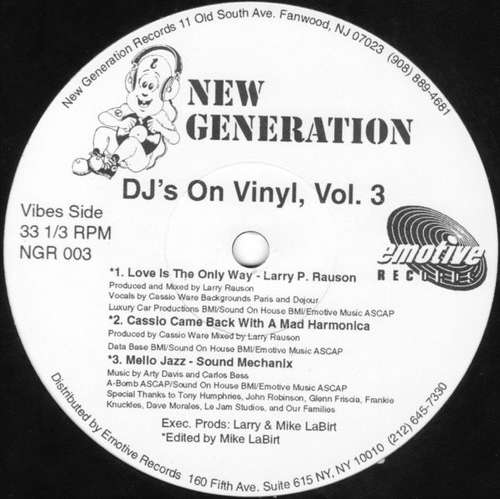 Cover DJ's On Vinyl Vol. 3 Schallplatten Ankauf