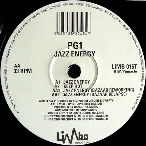 Cover Jazz Energy Schallplatten Ankauf