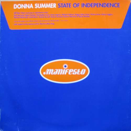 Cover Donna Summer - State Of Independence (12) Schallplatten Ankauf