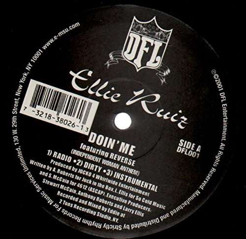 Cover Ellie Ruiz - Doin' Me (Independent Woman Anthem) (12) Schallplatten Ankauf