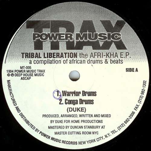 Cover Tribal Liberation - The Afri-Kha E.P. (A Compilation Of African Drums & Beats) (12, EP, Comp) Schallplatten Ankauf