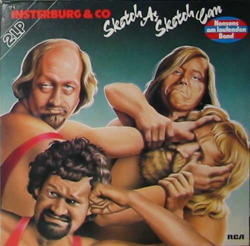 Cover Insterburg & Co - Sketch As Sketch Can · Nonsens Am Laufenden Band (2xLP, Album, Gat) Schallplatten Ankauf