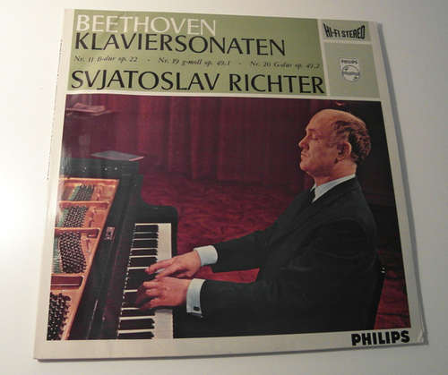 Cover Beethoven*, Sviatoslav Richter - Klaviersonaten Nr. 11 B-dur Op. 22 - Nr. 19 G-moll Op. 49, 1 - Nr. 20 G-dur Op. 49, 2 (LP) Schallplatten Ankauf