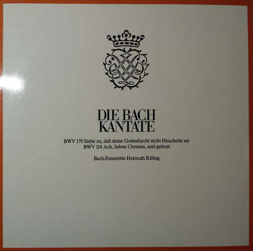 Cover Johann Sebastian Bach, Helmuth Rilling - Die Bach Kantate - BWV 179, BWV 114 (LP) Schallplatten Ankauf
