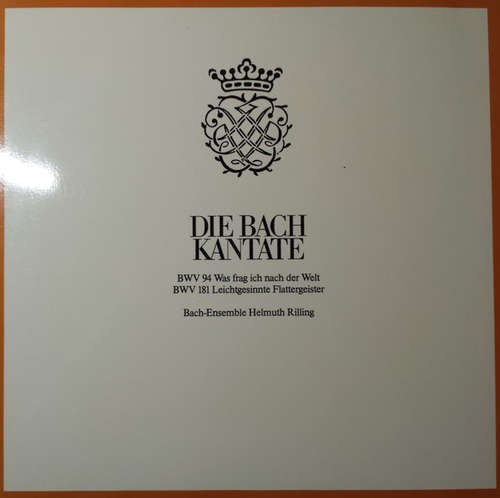 Bild Johann Sebastian Bach, Helmuth Rilling - Die Bach Kantate - BWV 94, BWV 181 (LP) Schallplatten Ankauf