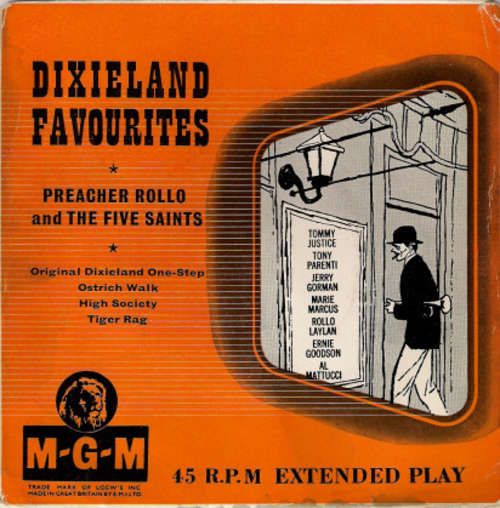 Cover Preacher Rollo And The Five Saints - Dixieland Favorites (7, EP) Schallplatten Ankauf