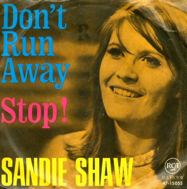 Cover Sandie Shaw - Stop! / Don't Run Away (7, Single) Schallplatten Ankauf