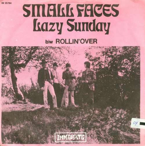 Cover Lazy Sunday b/w Rollin' Over Schallplatten Ankauf