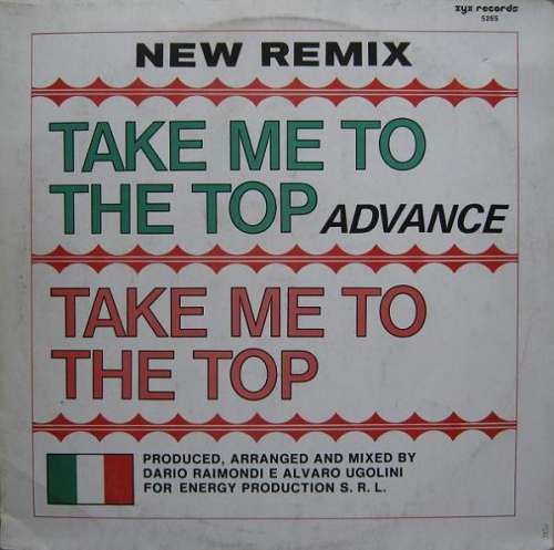Cover Advance - Take Me To The Top (New Remix) (12) Schallplatten Ankauf