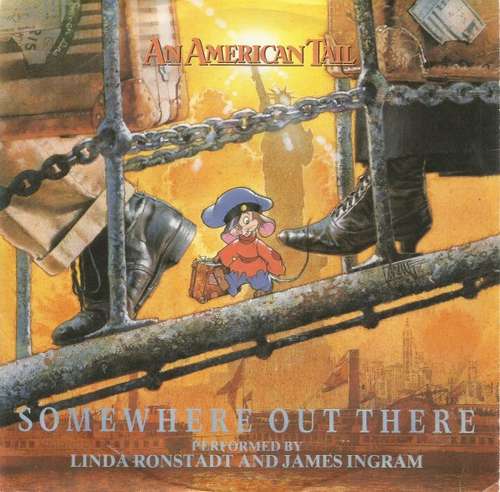 Cover Linda Ronstadt And James Ingram - Somewhere Out There (7, Single) Schallplatten Ankauf